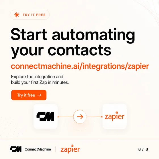 Start automating your contacts: explore the integration and build your first Zap in minutes