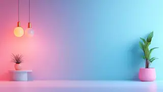 Gradient studio Zoom virtual background