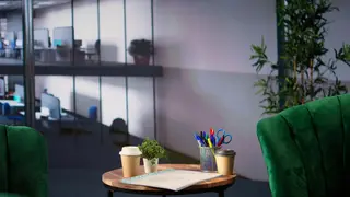 Office lounge Zoom virtual background
