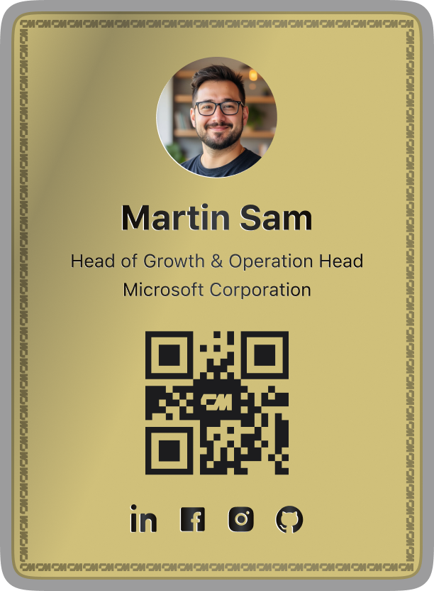 ConnectMachine digital card — Personal